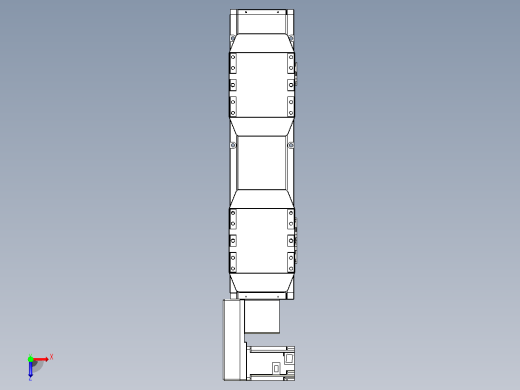 皮带直线轴双滑块型TPA-GCBS-150-P80-L50-QL-M75-N3俯视缩略图