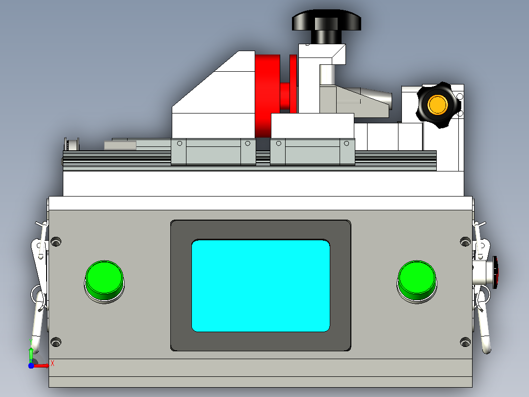 8款治具3D图纸 x_t格式前视图