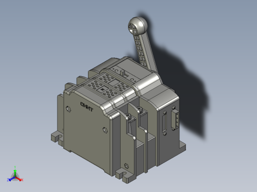 NH41-16～125_22SZB 2P自动转换开关三维模型202109