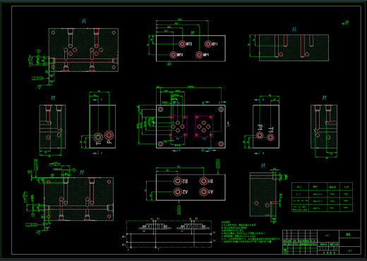 液压二通叠加阀组设计（SW+CAD+说明书）缩略图