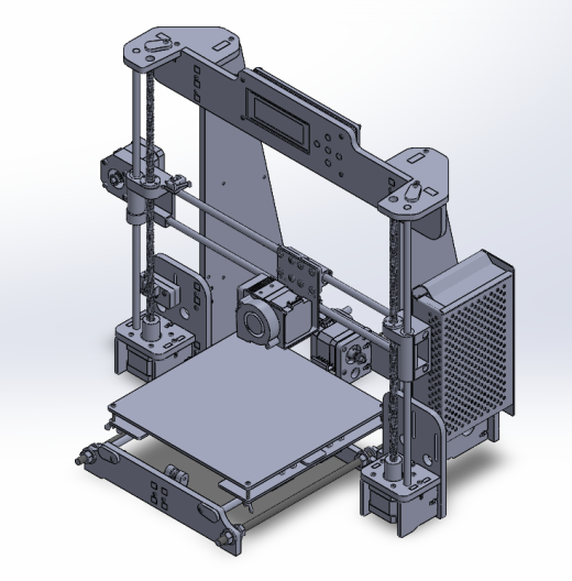 3D打印机三维设计缩略图