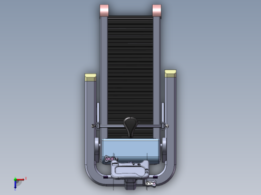 自发电多功能健身器(sw+cad+说明书)俯视缩略图