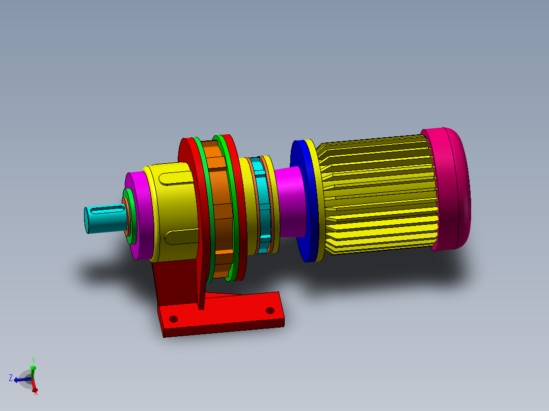 BWED33-90-2.2KW-4极摆线针轮电机