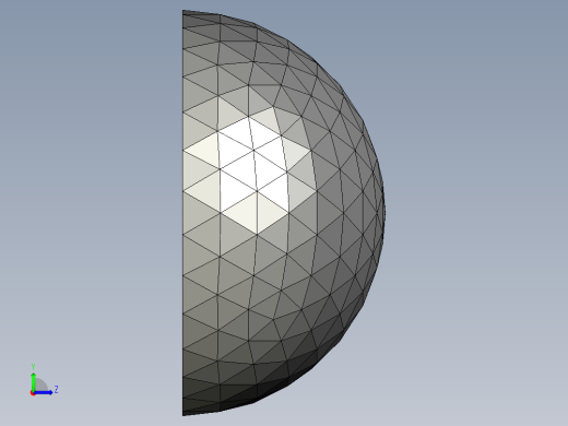 solidworks 圆顶建筑设计左视缩略图