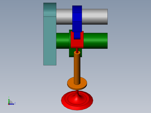 标记凸轮阀左视缩略图