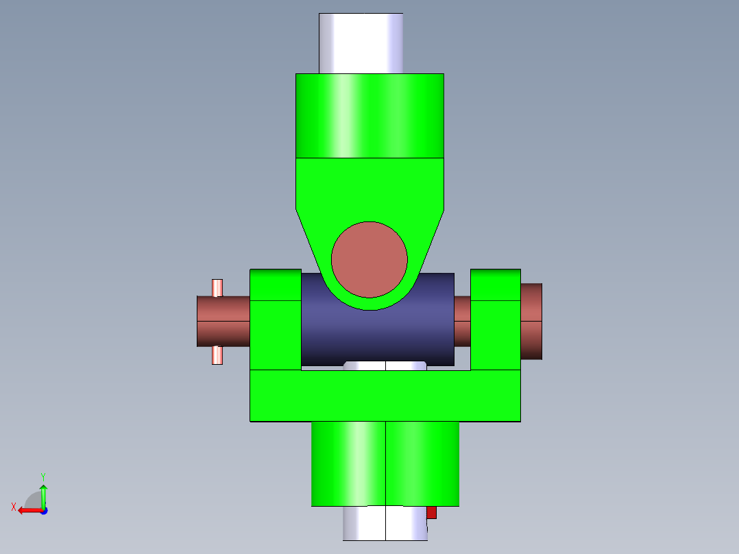 挠性联轴器后视图