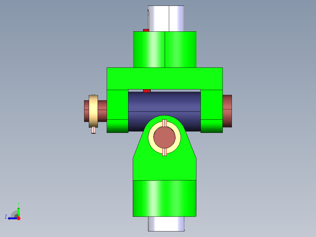 挠性联轴器右视图