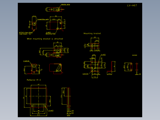 基恩士lv_h67_cad_kc图纸模型