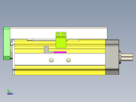 威洛博LES小滑台LES25-Lxx-S50-BL左视缩略图
