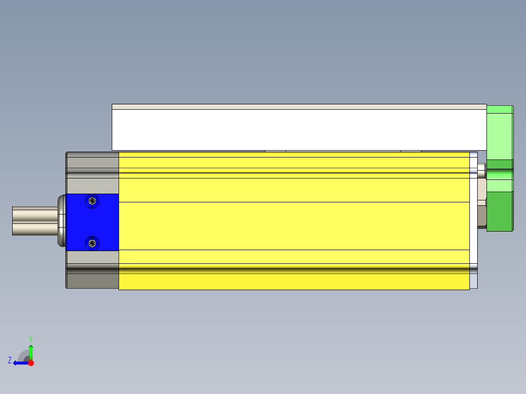 威洛博LES小滑台LES25-Lxx-S50-BL右视图