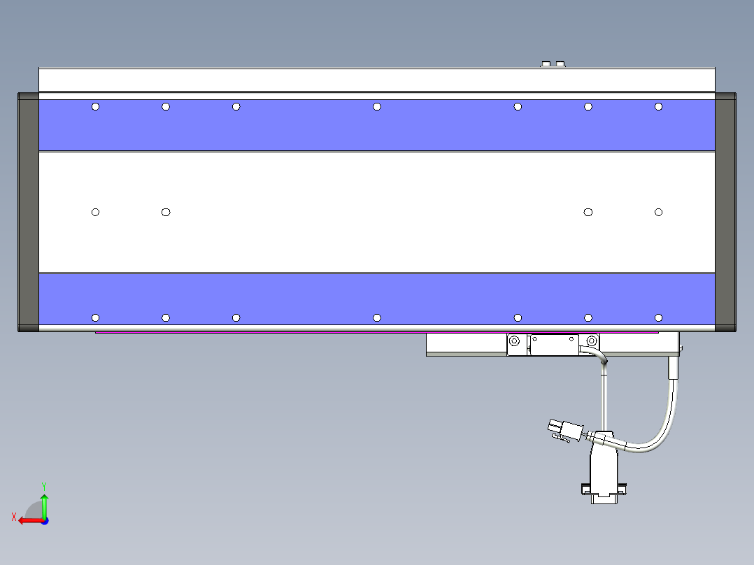 威洛博VL系列3d模型模组VL17E2Y-S250后视图
