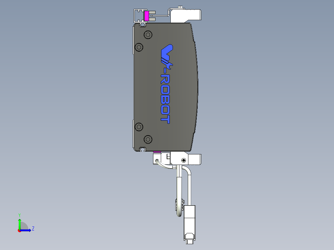 威洛博VL系列3d模型模组VL17E2Y-S250左视图