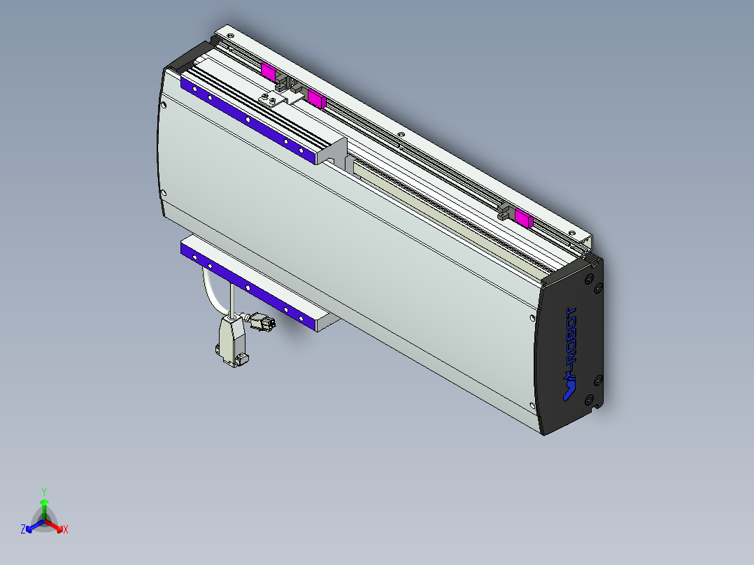 威洛博VL系列3d模型模组VL17E2Y-S250正等轴测图