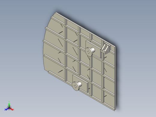 自卸料斗正等轴测缩略图
