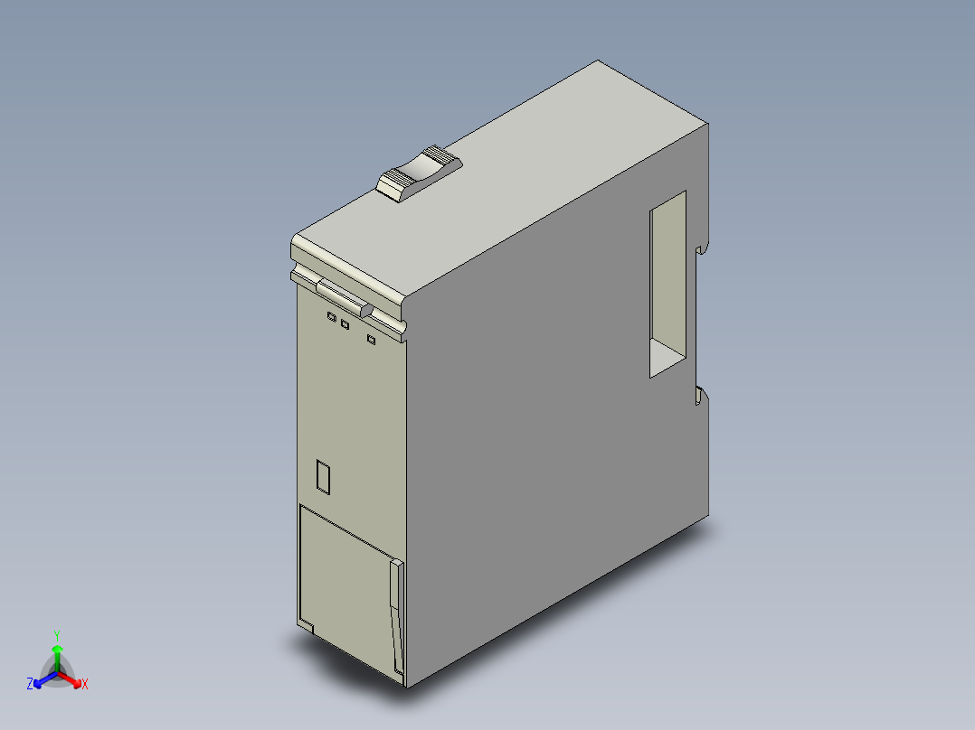 基恩士KV-LM20(V)_kc图纸模型主视图