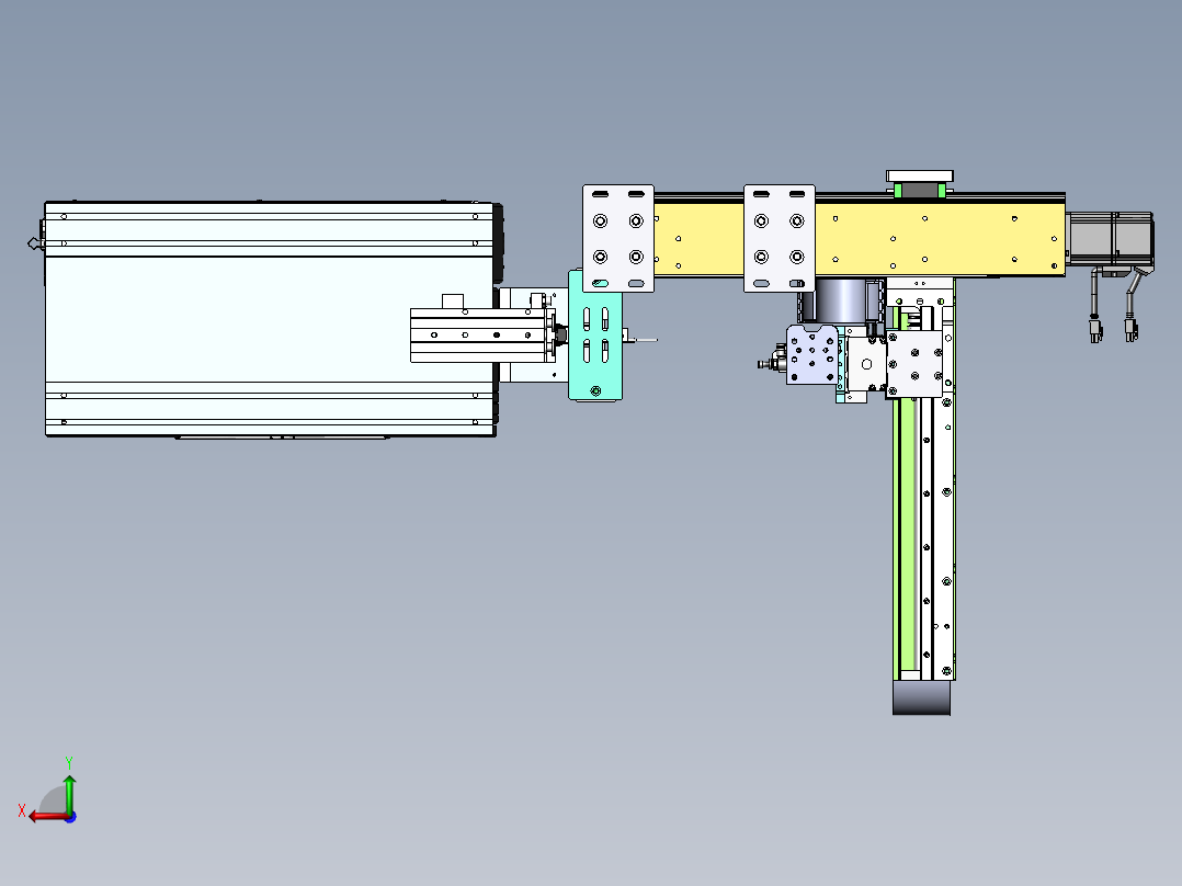 斑马打印贴标机后视图