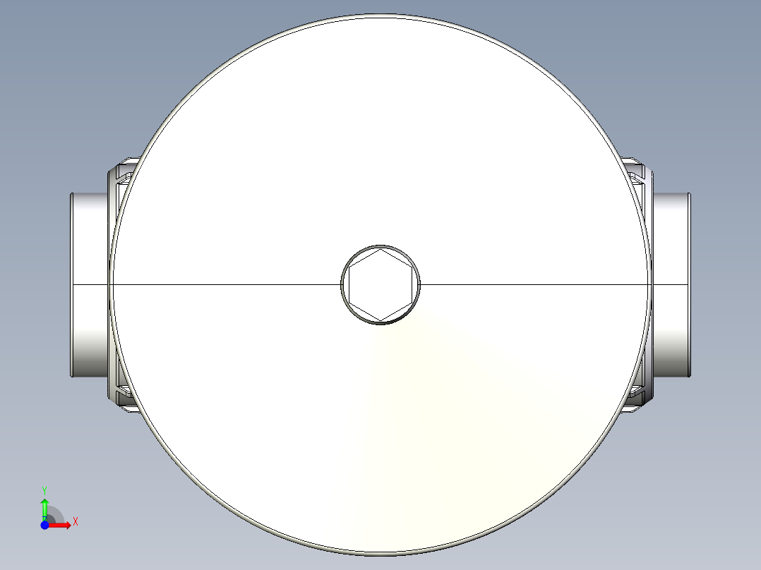 4DKMUIFCP NO-DA 气动隔膜阀、常开型双作用，女性联盟结束，公制系列PVDF前视图