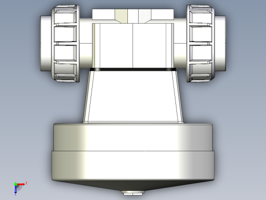 4DKMUIFCP NO-DA 气动隔膜阀、常开型双作用，女性联盟结束，公制系列PVDF俯视缩略图