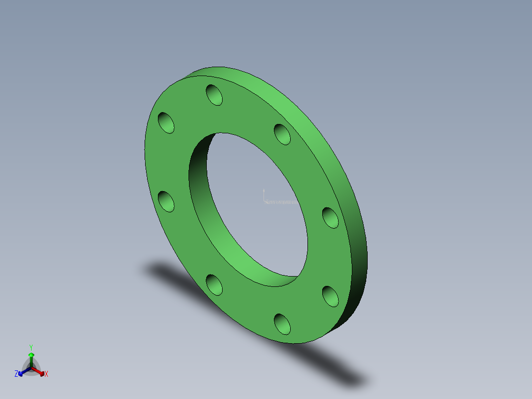 法兰 (23)正等轴测图