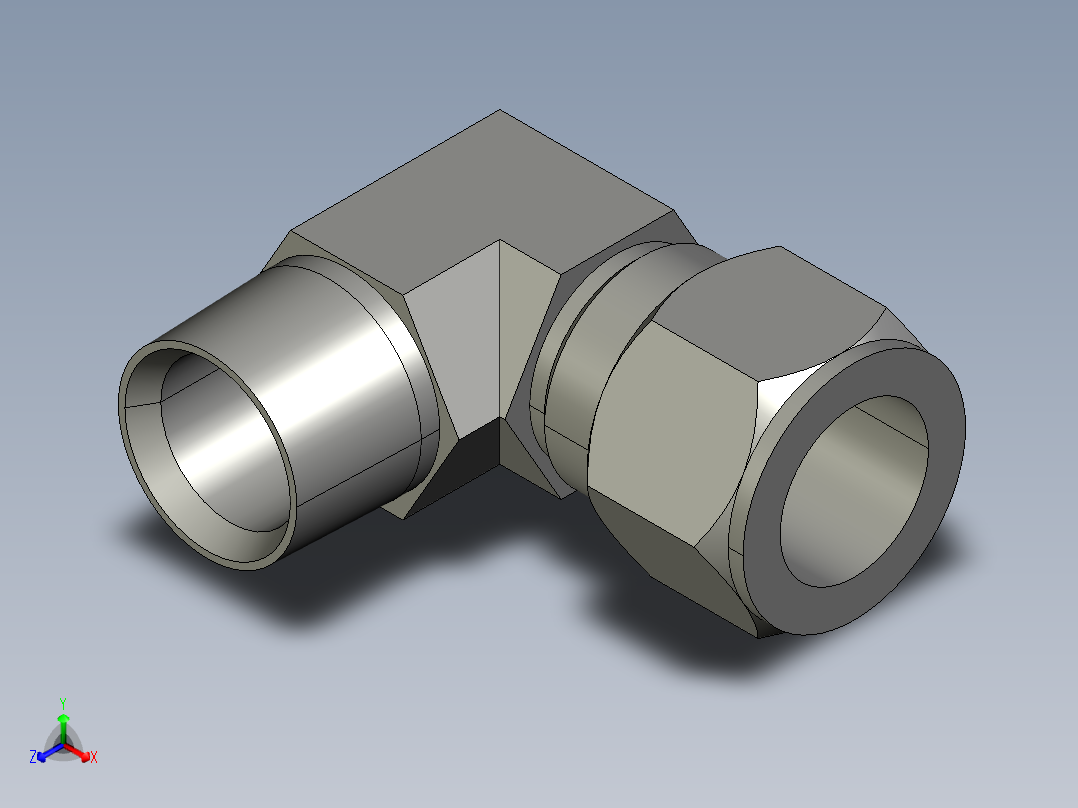 卡套式工业通用硬管接头16_cbu-s主视图