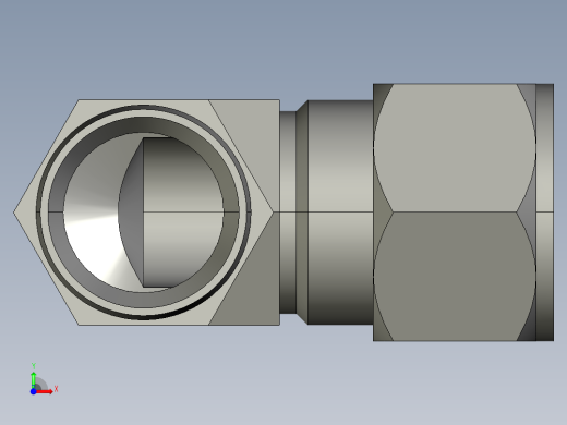 卡套式工业通用硬管接头16_cbu-s前视缩略图