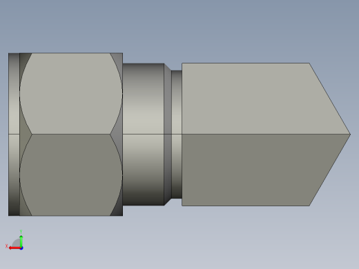 卡套式工业通用硬管接头16_cbu-s后视缩略图