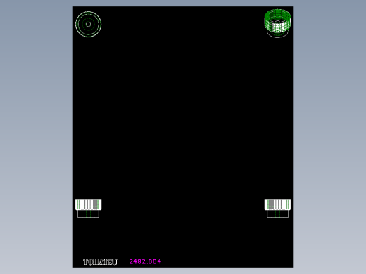 把手(塑膠)2482-2D多系列多零件图纸模型缩略图