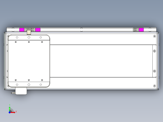 威洛博LC系列3d模型模组LC22H1Y-S400前视缩略图