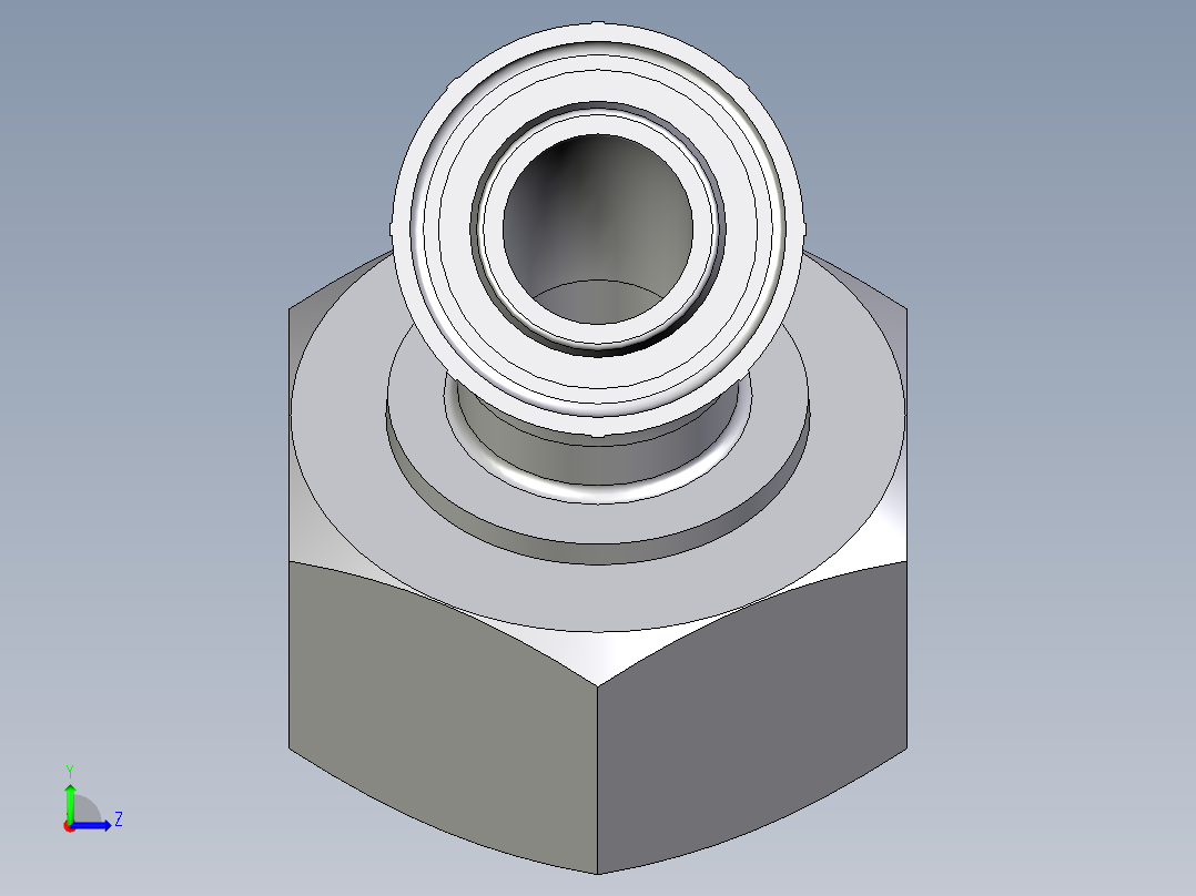 0C78系列-24°重型45°头左视图