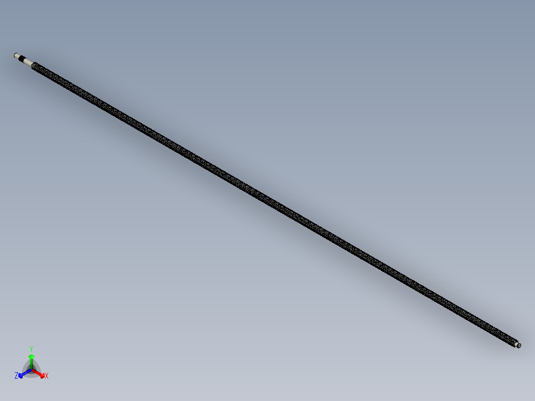 滚珠丝杠SFU1605 400mm主视图