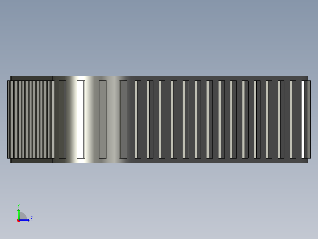 花椒采摘机设计UG三维图左视图