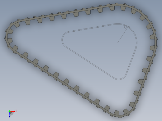 花椒采摘机设计UG三维图俯视缩略图