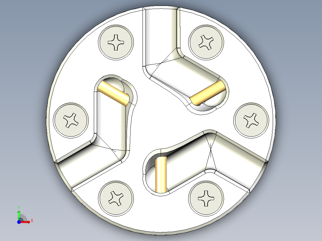 可折叠风扇前视图