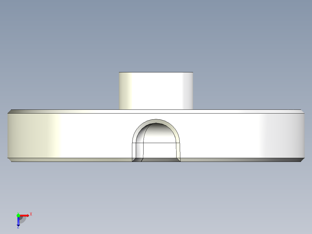 可折叠风扇俯视图