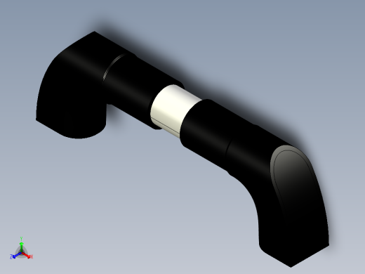 型材-KJN 200 SYSTEM HANDLE SET KJN092013A200SET正等轴测缩略图