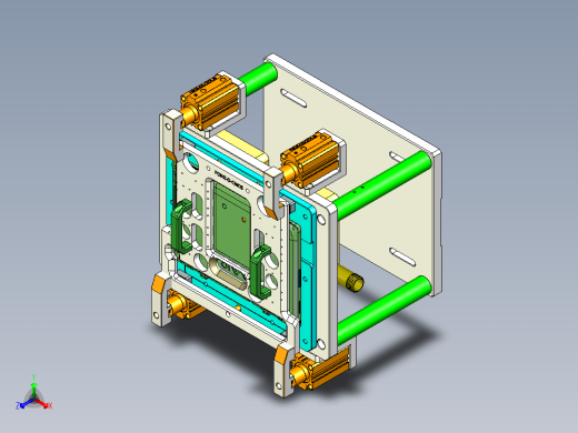 FONE-D-笔记本CNC工装夹具三维模型CNC5-1114正等轴测缩略图