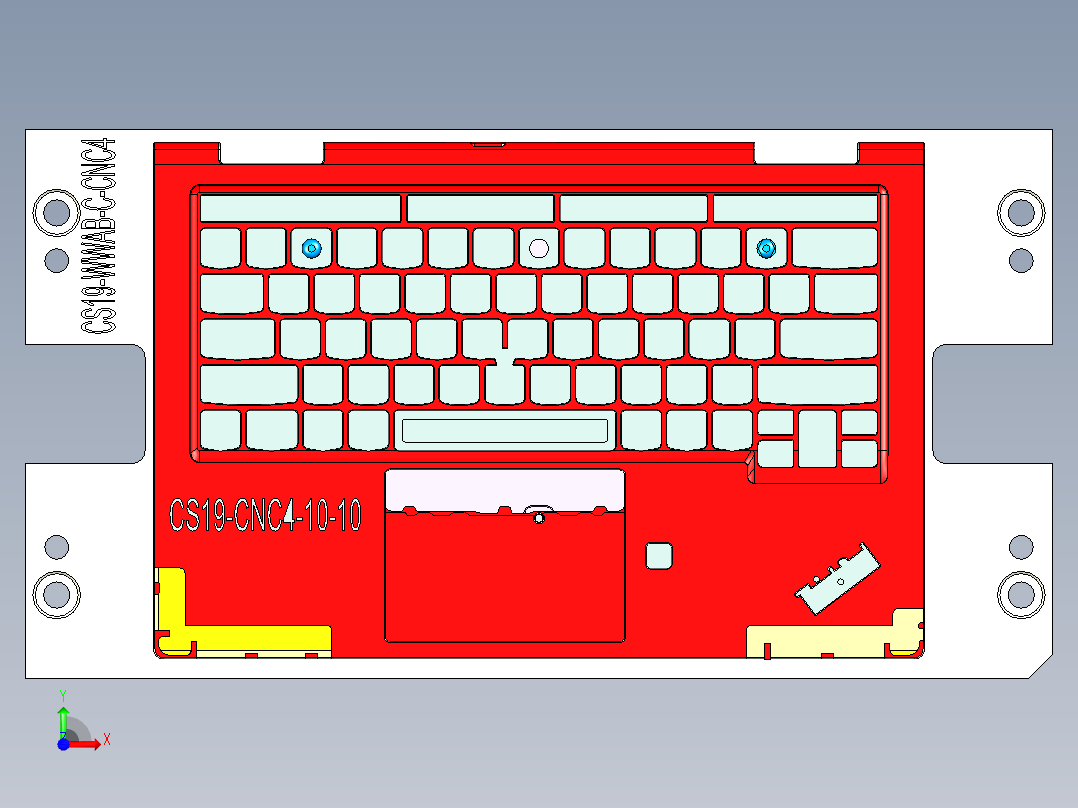 CS19-WWAB-C-CNC4笔记本CNC工装夹具三维模型-181006前视图