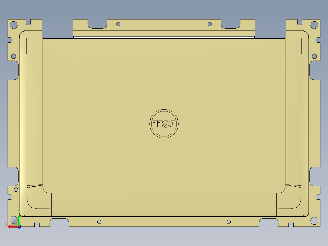 BAZ80-A-笔记本CNC工装夹具三维模型CNC6后视图