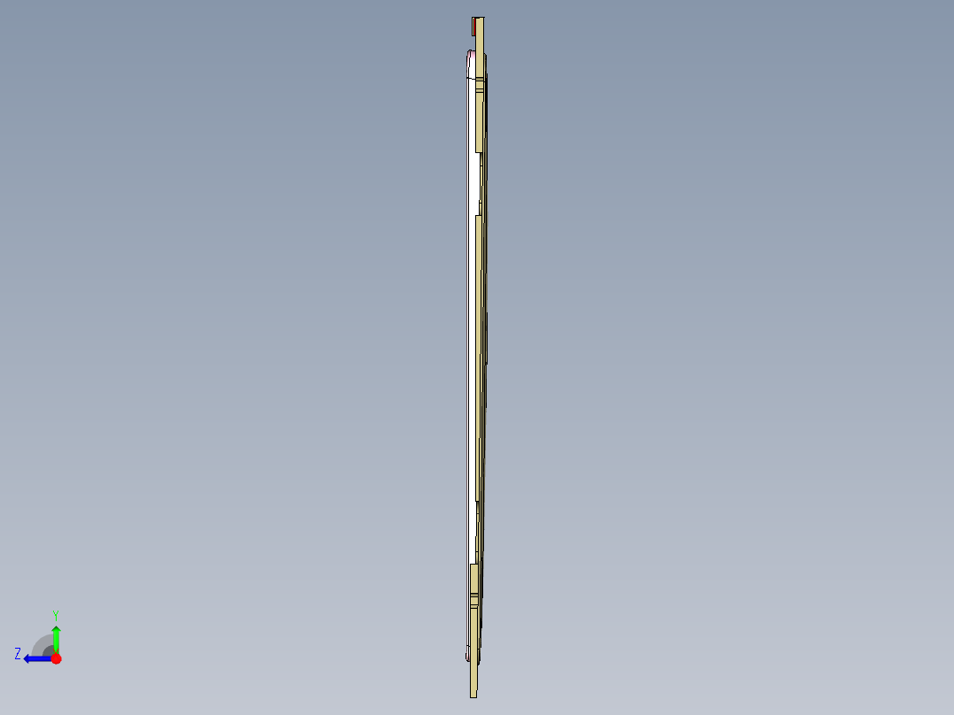 BAZ80-A-笔记本CNC工装夹具三维模型CNC6右视图