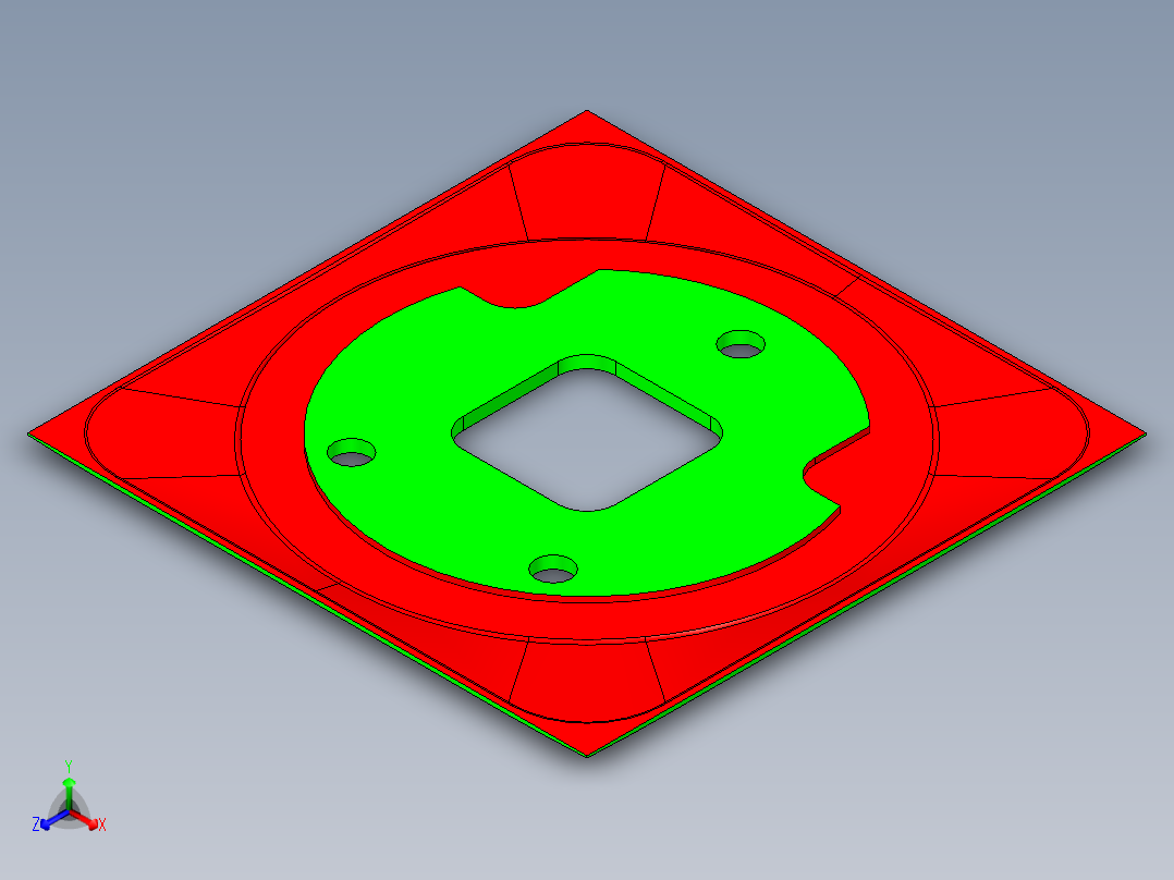 MAY-BOT-COVER-CNC2笔记本CNC工装夹具三维模型正等轴测图