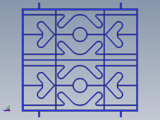 护栏断面右视缩略图