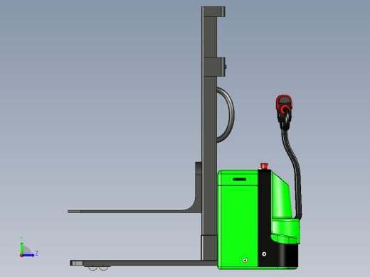 电动堆高车左视缩略图
