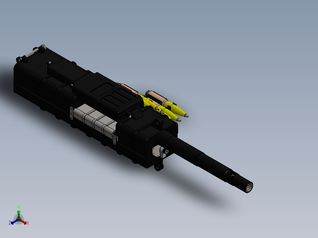 大炮(33)正等轴测图