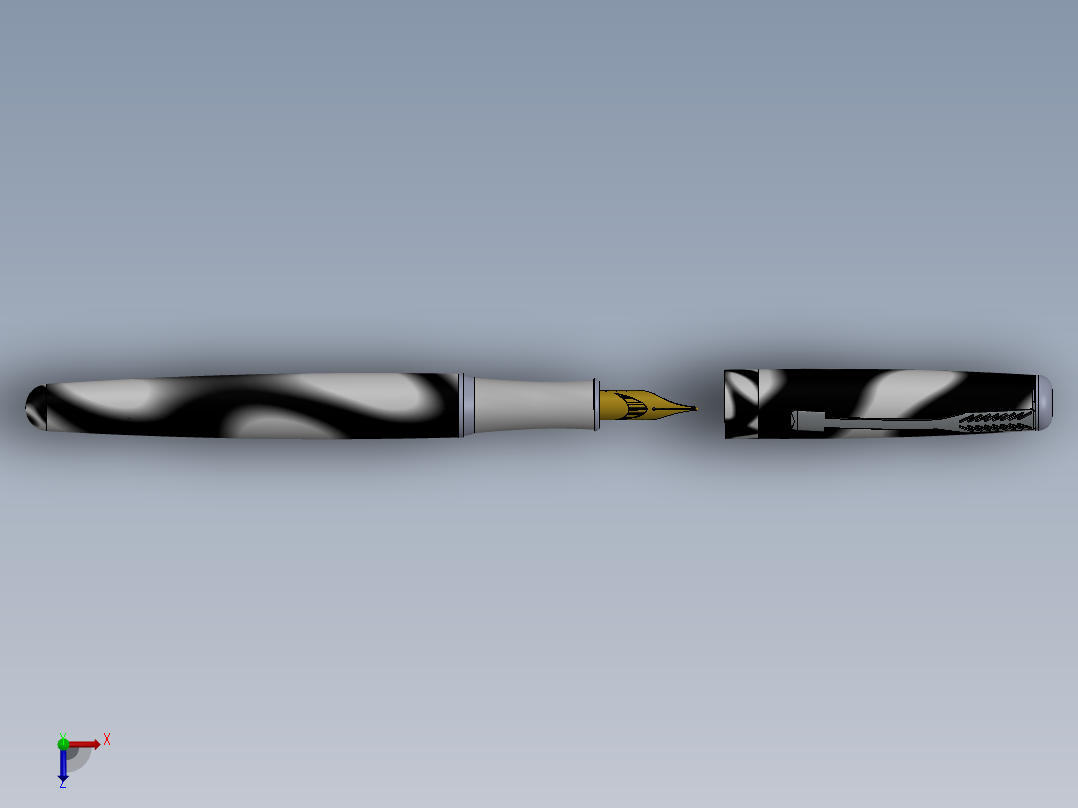 笔、中性笔、铅笔(18)俯视图