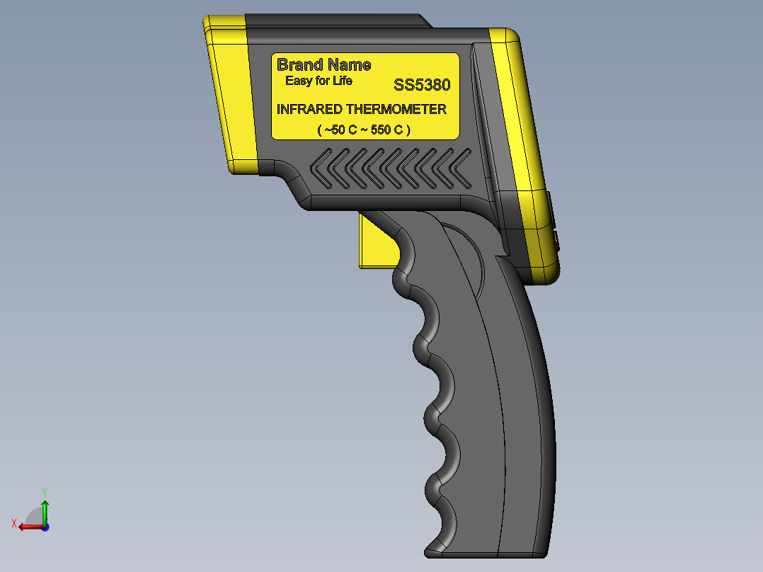 温度计(10)后视图