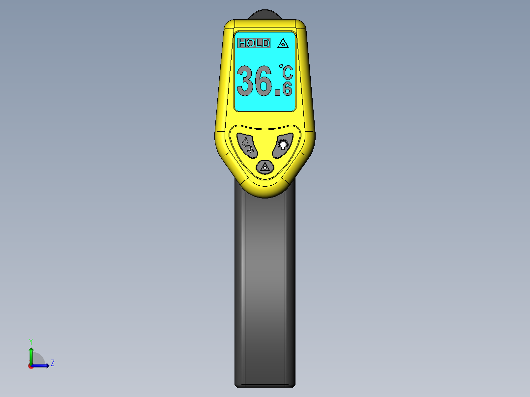 温度计(10)左视图
