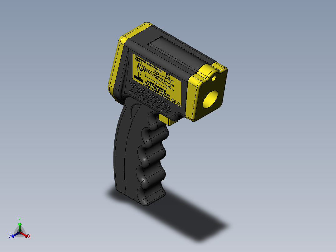 温度计(10)正等轴测图