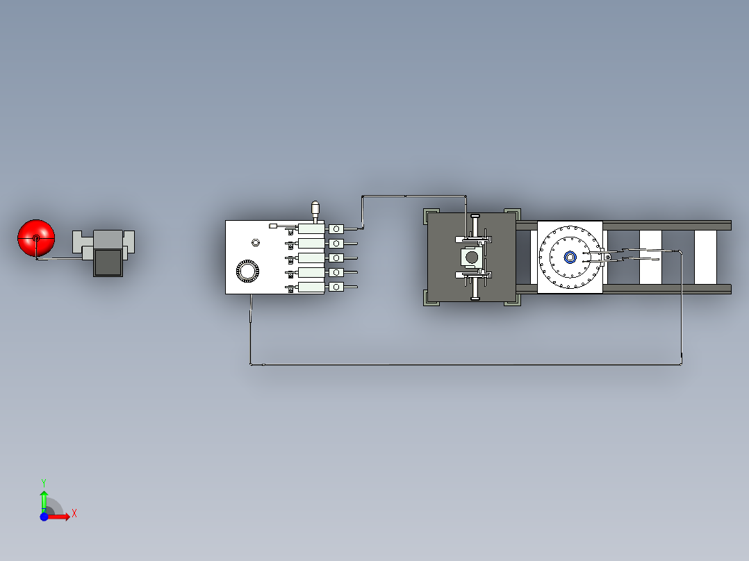 B3004114-低压冷热室铸造机前视图