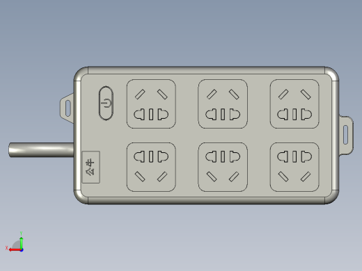 BULL公牛插排GN-109K(2500W)后视缩略图