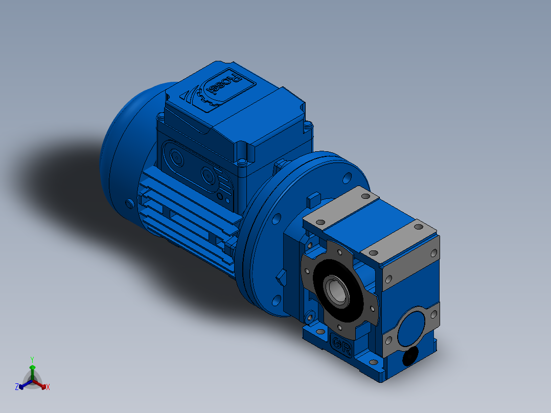 减速机3正等轴测图